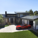 eco friendly house - tesla solar roof